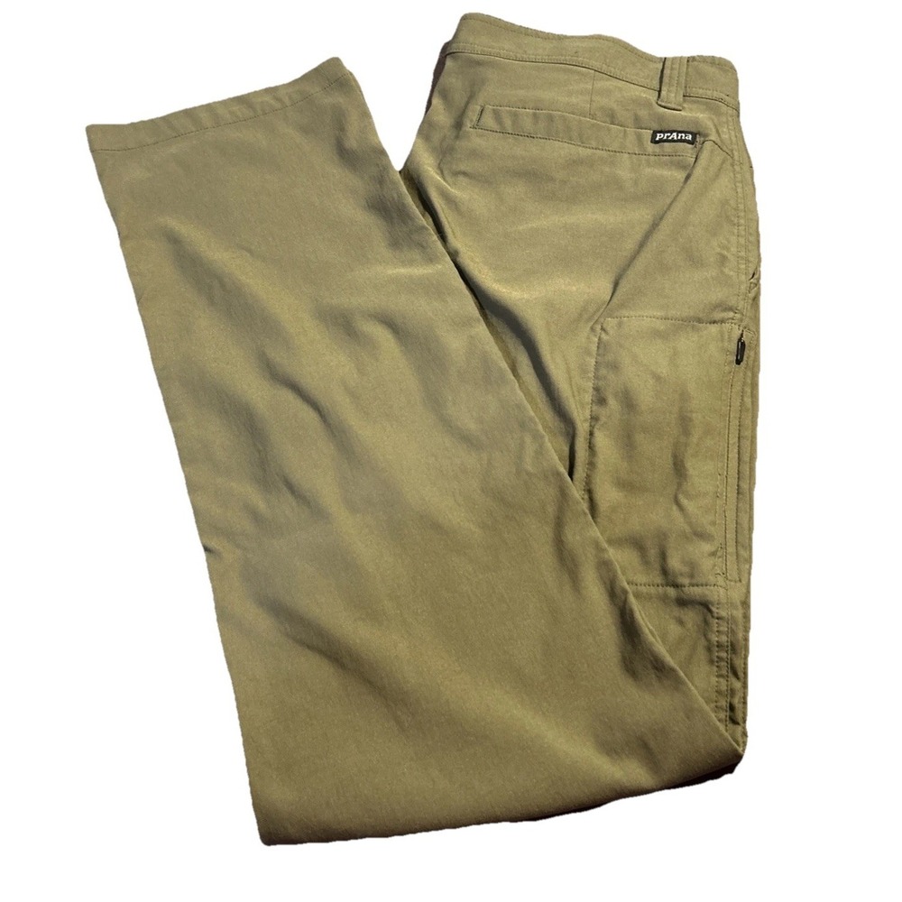PRANA Alameda Hiking Pants Green  Gorpcore Athleisure Men's Size 36W x32L